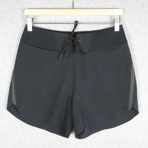 Pantalones Cortos Outerknown Mujer 26 Negro Eclipse Board Shorts Playa Surf Natación - Imagen 1 de 8