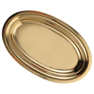 Ovale Pfanne Aus Edelstahl Edelstahl- Und Stahlgeschirr Servierpfanne - Bild 1 von 12