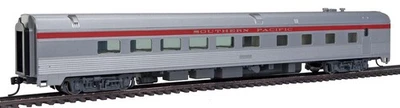 Walthers-85' Budd Diner - Ready to Run -- Southern Pacific (Silver, red) - HO - Image 1 of 4