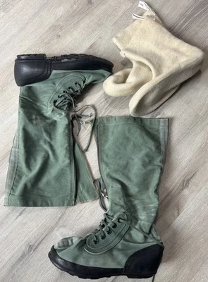 BOTAS MUKLUK militares de EE. UU. N-1B nieve clima frío extremo ártico para hombre grandes L Foto 1 de 4