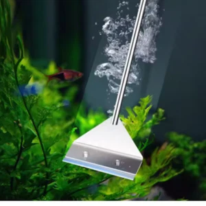 Aquarium Stainless Steel Fish Tank Algae Removal Scraper Aquatic Cleaning Tool - Picture 1 of 5