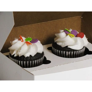 Cupcake Insert - Standard size- Holds 2 Cupcakes 200 holders PER CASE HOLDS 400 - Picture 1 of 2