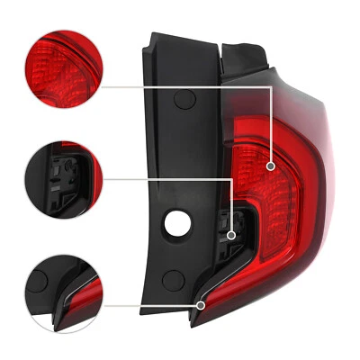 LED Taillight Right Side For 2022 2023 2024 GMC Terrain SLE/SLT Outer Tail Light Foto 1 de 4