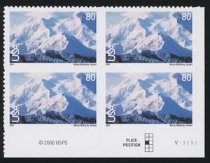 US Airmail - 2001 Scenic American Landscapes - SC# C137 Plate Block of 4 Mint NH - Picture 1 of 2