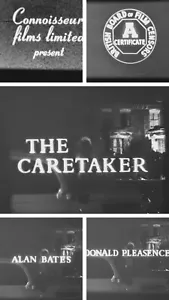 THE CARETAKER 1963 SHAW BATES PLEASANCE 16MM B/W SOUND CINE FILM FEATURE PINTER - Picture 1 of 21