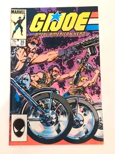 G.I. Joe A Real American Hero #35 Direct Marvel 1985 Snake Eyes Cobra - Picture 1 of 2