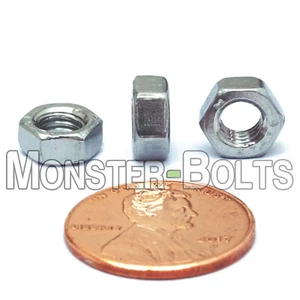 M5 - 0.80  Metric Hex Nuts, A2 / 18-8 Stainless Steel DIN 934, Coarse Thread - Imagen 1 de 4