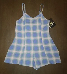 NEW GIRLS ART CLASS PLAID ROMPER OUTFIT SIZE S 6-7 - Picture 1 of 2