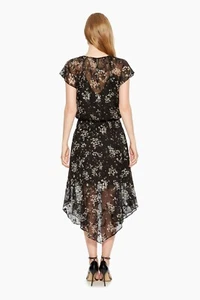 Vestido Asimétrico Transparente PARKER Tegan Talla 4 - Imagen 1 de 4