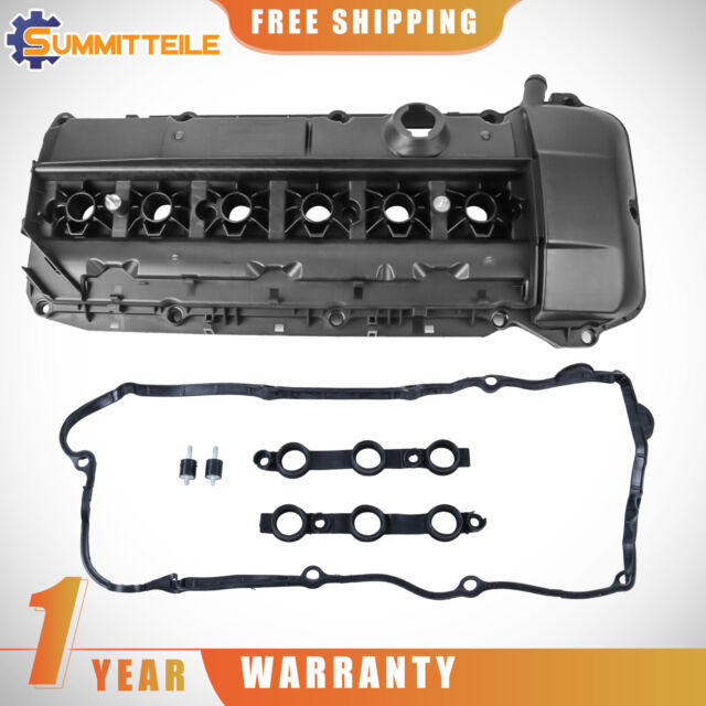 Fits 03-06 BMW E46 E49 325i 330i 530i X3 2.5L 3.0L Valve Cover w/ Gasket &  Bolts