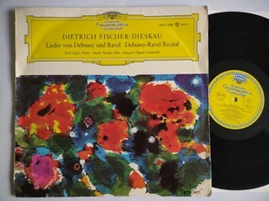 FISCHER DIESKAU SINGS RAVEL DEBUSSY KARL ENGEL DG 18615 MONO - Picture 1 of 6