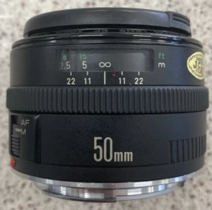 Lens Canon Ef 50mm 50 MM 1:1.8 - Canon EOS - Picture 1 of 7