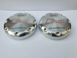 STRUT MOUNT COVERS FOR AUDI S3 8L - 1.8T ENGINE BAY STYLING - BILLET ALUMINIUM - Picture 1 of 3