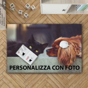 Tappeto con Foto Personalizzata zerbino varie misure idea regalo Casa o Negozio - Foto 1 di 1