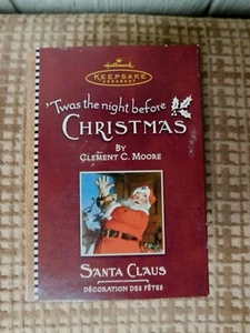 Hallmark Keepsake Ornament 'Twas The Night Before Christmas' "Santa Claus"  2001 - Picture 1 of 3