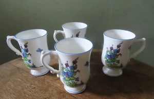 4 Crown Staffordshire Gainsborough 10 Unzen Becher mit Fuß - unbenutzt - Bild 1 von 6