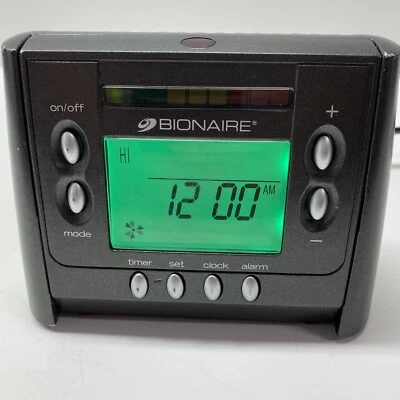 Reloj despertador controlador de aire inalámbrico de repuesto Bionaire, BAP1200 Foto 1 de 4