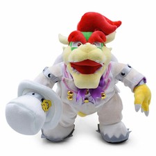 Super Mario Odyssey King Bowser Wedding Costume Plush Toy Stuffed Animal 14"