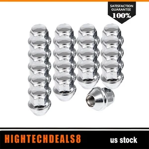 (20) 12x1.5 Chrome Acorn Lug Nuts 32mm Length 19mm Hex For Ford Escape Fiesta - Picture 1 of 6