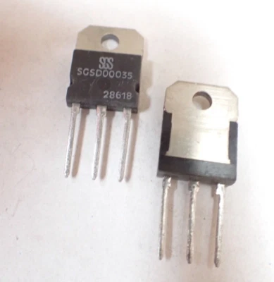 SGS D00035 High Voltage Power Fast NPN Darlington TRANSISTOR SGSD00035 UK STOCK - Image 1 of 4