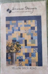 Yellow Brick Road von Atkinson Designs, Fat Quarter Quilt Pattern, 2000/2004. - Bild 1 von 2