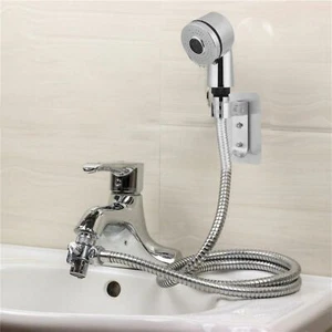 Handheld Bathroom Sink Faucet Sprayer Hose Set Tap Attachment Shower Sprinkler G - Picture 1 of 12