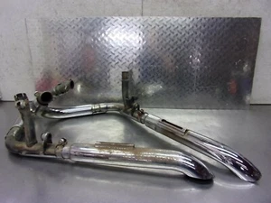 561 A TRIUMPH  BONNEVILLE AMERICA 800 2002 AFTERMARKET EXHAUST HEADER PIPE - Picture 1 of 12