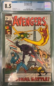 AVENGERS #71 CGC 8.5 OFF WHITE TO WHITE (1ST INVADERS) - Picture 1 of 4