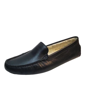 Rockport Womens Casual Shoes Bayview Leather Slip On Slippers Black 9M MSRP 8... - Picture 1 of 7