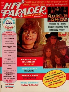 Hit Parader APR 1973 Slade Cassidy Grand Funk Bo Diddley Lennon Zeppelin - Picture 1 of 8