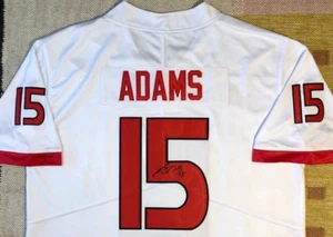 Davante Adams Signed Autograph Fresno State Bulldogs NCAA Jersey NFL Raiders USA - Picture 1 of 4