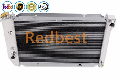 适用于 1971 - 1973 福特野马 Fairlane Torino LTD Cougar V8 3 行铝散热器 — 第 1/4 张图片