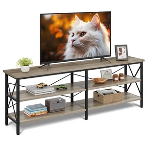 TV Stand TV Media Console with 3-Tier Storage Shelves for Living Room Bedroom - Picture 1 of 7