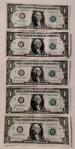 ⭐Nice Rare $1 **STAR NOTES** ((2017 Lot)) Good Shape + Free Shipping⭐ [1 Low] - Picture 1 of 4