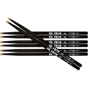 Vic Firth Buy 3 Pairs of Black Drumsticks Get 1 Free 5B - Picture 1 of 6