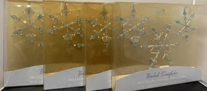 Set Of 4 Periwinkle Frostlight Faeries Beaded Snowflakes NEW Hallmark Ornament - Picture 1 of 5