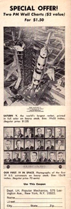 Saturn V Rocket First 19 in Space Astronauts Special Offer Vintage Print Ad 1969 - Picture 1 of 4