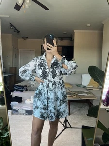 Anthropologie Lavinia Embroidered Shirtdress / 4P - Picture 1 of 6