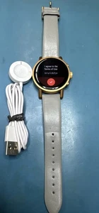 Misfit Vapor Watch X Smartwatch - 42mm - WearOS - Bronze - Leather Strap - Picture 1 of 3