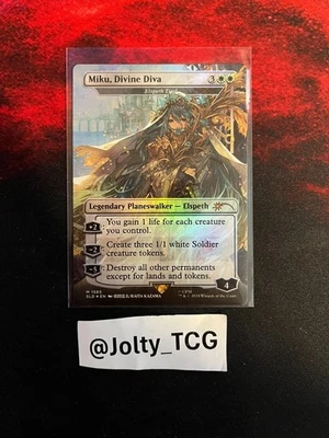 Miku, Divine Diva - Elspeth Tirel (Rainbow Foil) Secret Lair Drop Foil - Image 1 of 2