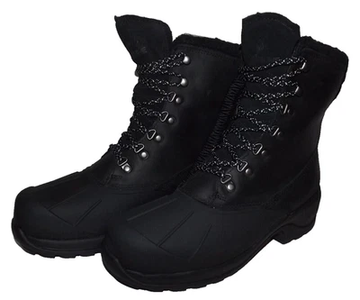 Wolverine Botas de Invierno Mujer 11 Frost Alto Cuero Negro Impermeable Suela de Goma Foto 1 de 4