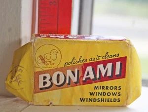 Vintage Bon Ami Bar Soap For Windows Windshields Mirrors - Picture 1 of 5
