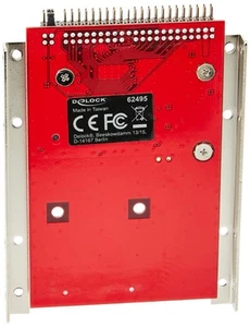 Delock 62495 Konverter IDE 44 Pin > mSATA mit 2.5″ Rahmen (7 mm) Single - Afbeelding 1 van 3