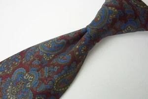 J. Corbata Press Anicent Madder Multicolor 100% Seda Paisley TODA LA - Imagen 1 de 5
