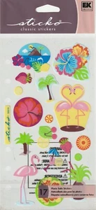 Sticko Classic Aufkleber SOMMER IN DEN TROPEN Hawaii Thema 66822 SCHNELLER KOSTENLOSER Versand! - Bild 1 von 1
