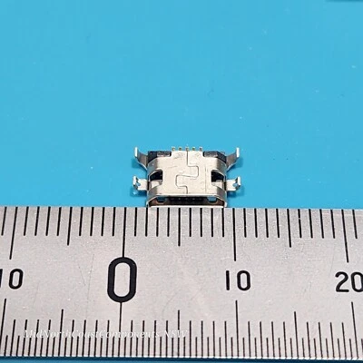 1 x USB Micro B Female 5 Pin 4 Leg SMD USB Connector Port Charging Socket DIY  - image 1 of 4