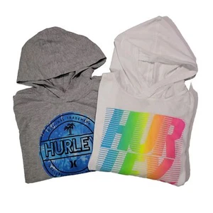 HURLEY Lot Of 2 Boys Long Sleeve Pullover Hoodie T-Shirt SZ L,XL 12-13, 13-15YRS - Picture 1 of 19