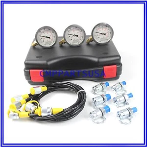 10000PSI/600BAR/60MPa Hydraulic Pressure Test Kit For Heavy Machine Parts - Picture 1 of 9