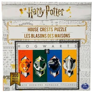 Rompecabezas Spinmaster Harry Potter Hogwarts House Crests 300 piezas 18 "x 24" - Imagen 1 de 1
