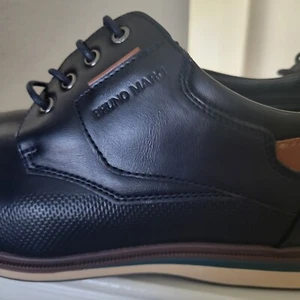 NIB Bruno Marc Men's Business Dress Shoes Faux Leather Oxford Formal Casual Shoe - Picture 1 of 9